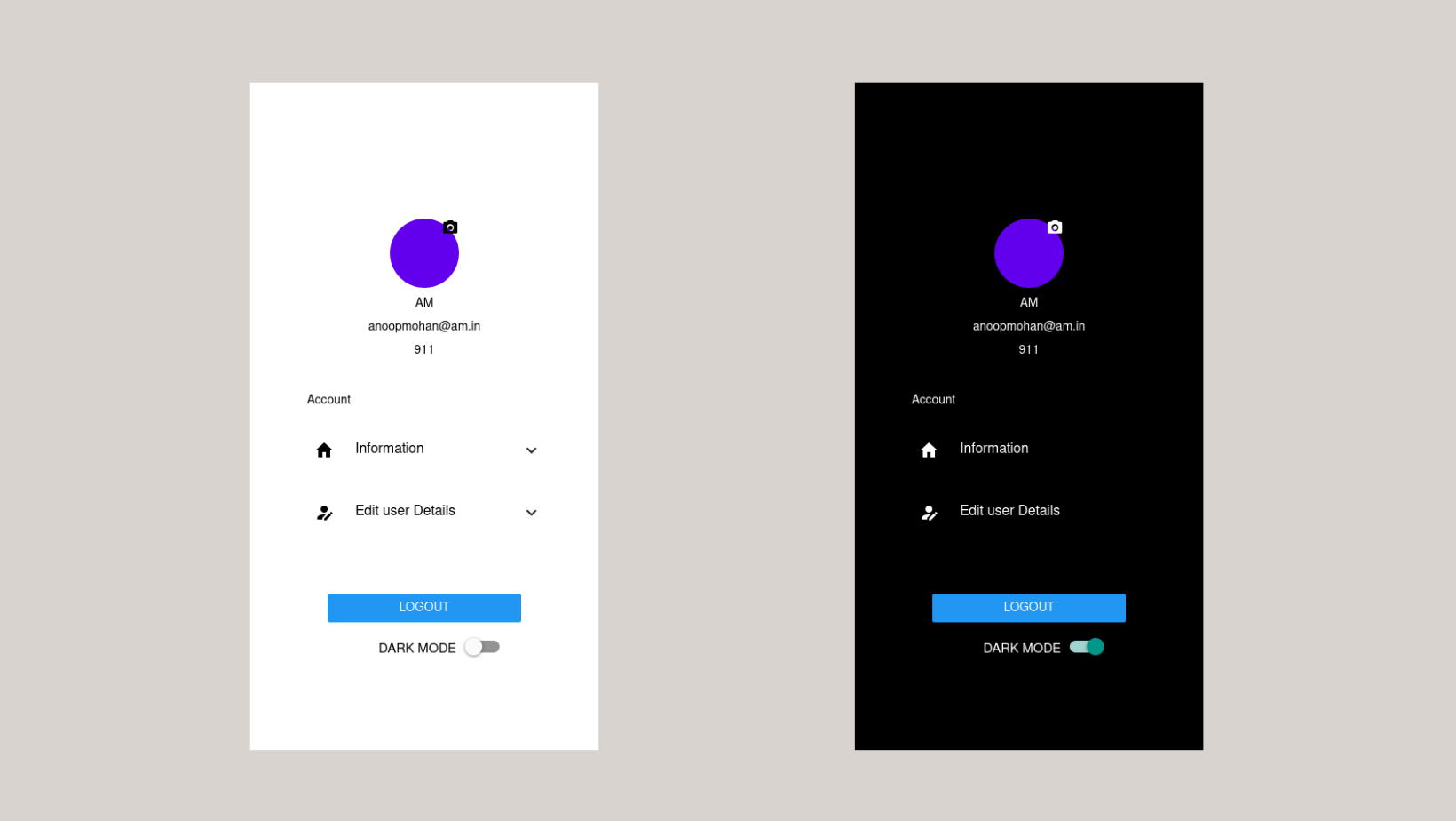Theme Switch Demo preview